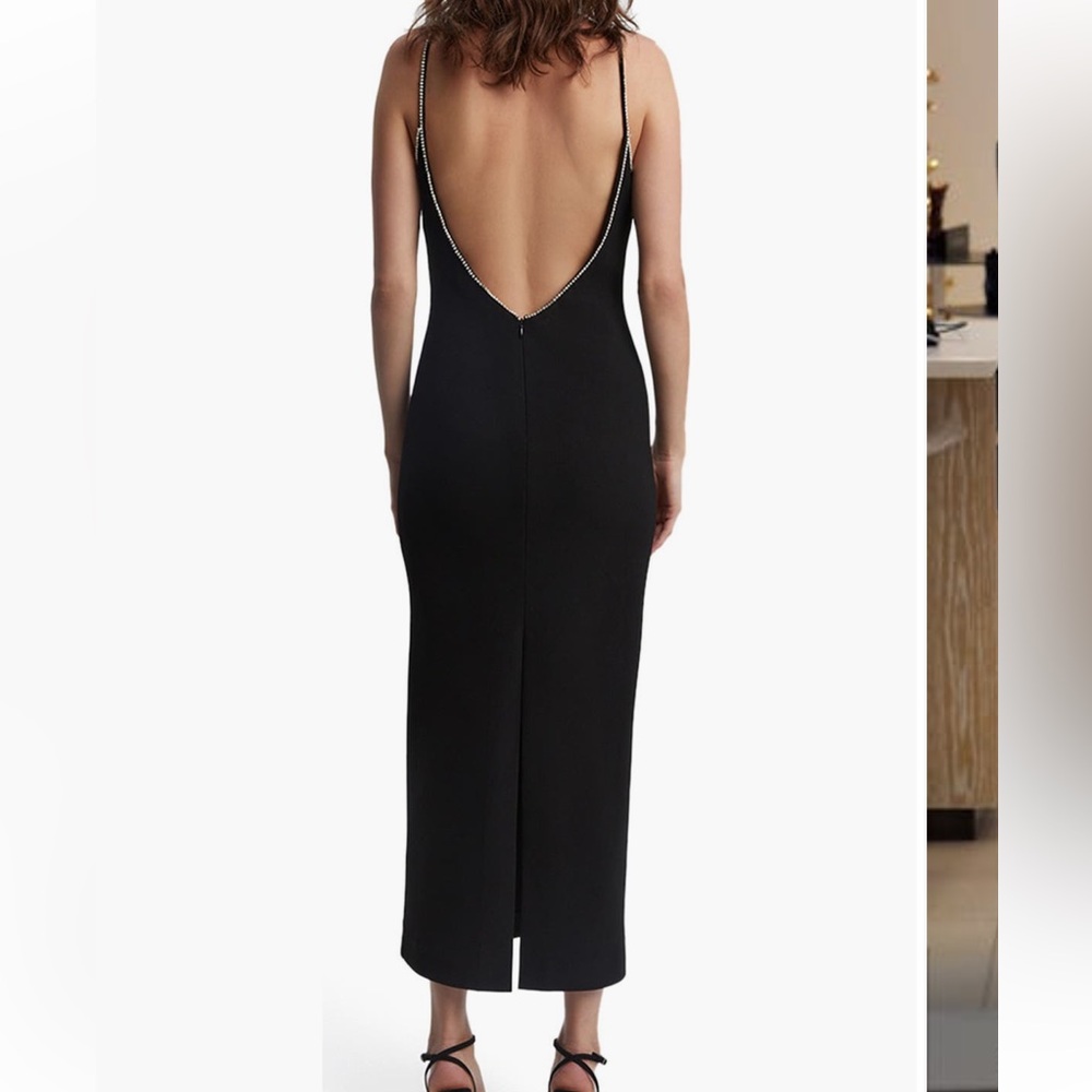 Bardot Black Backless Dress